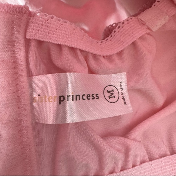 Sister princess melody bandeau bra bikini top tank strapless or add straps soft - Picture 6 of 10